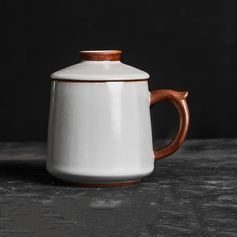 Tea Strainer Cup – Office Filter Mug with Lid-style4