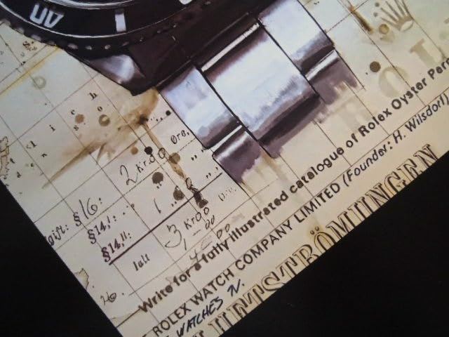 Amazon.co.jp: A4 額付き ポスター Gulf ロレックスアート