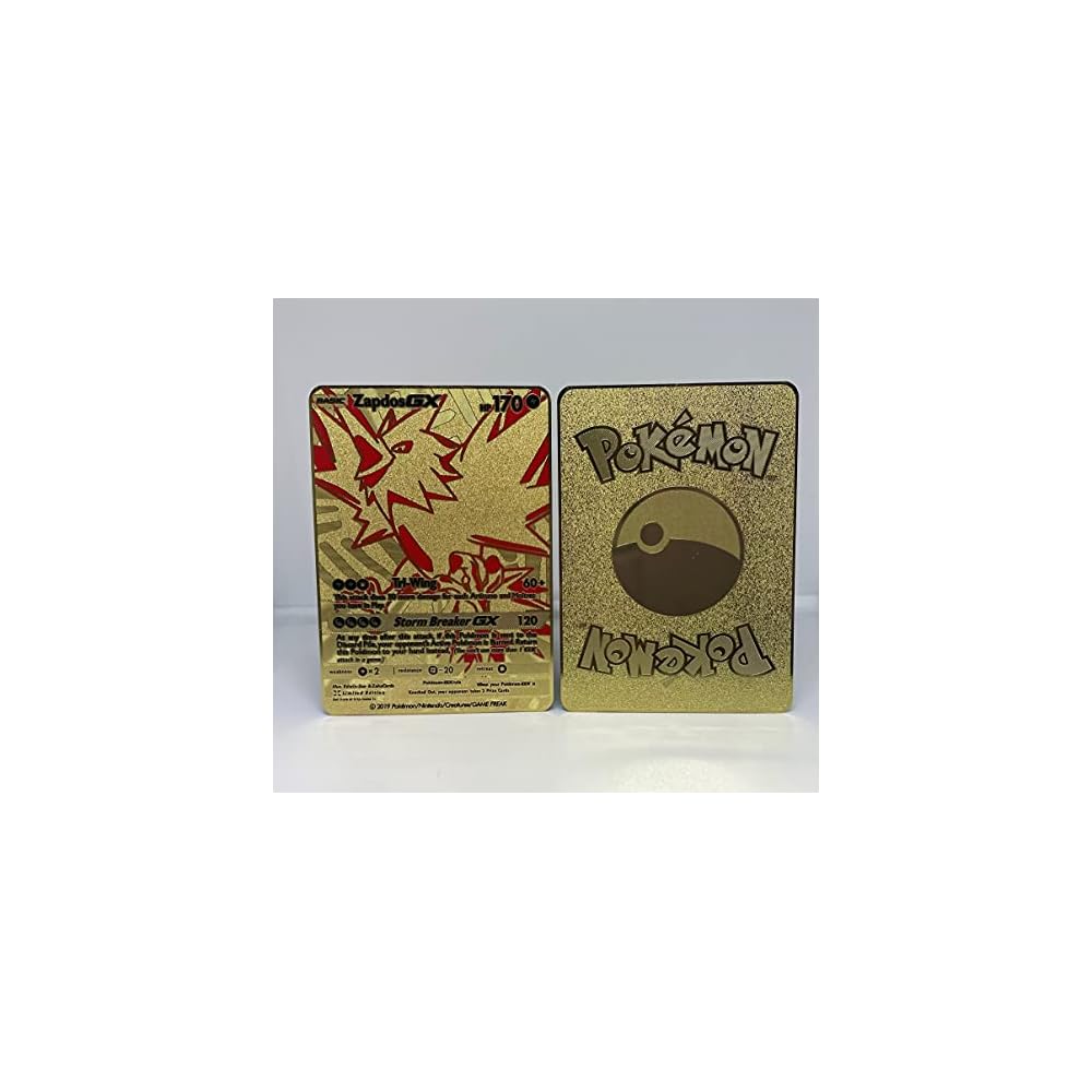 Buy Zapdos GX Card (Custom Gold Metal Card) at Ubuy Colombia