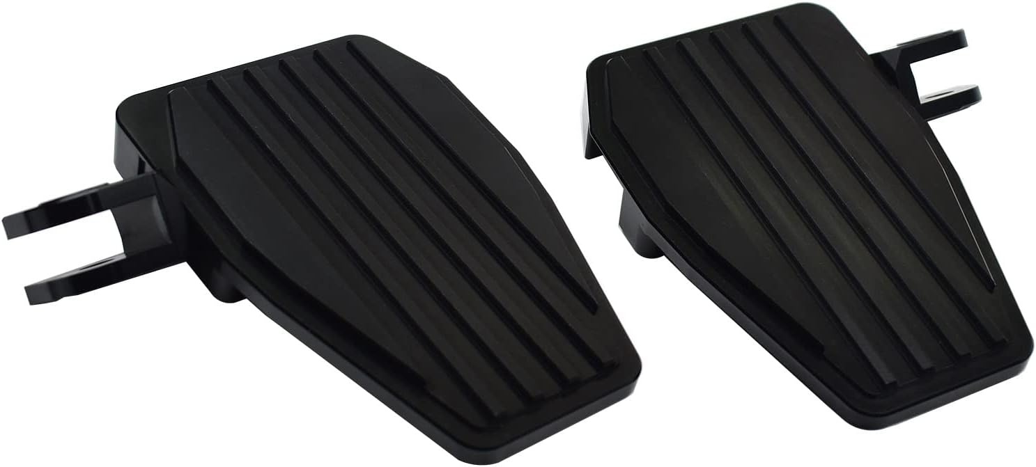 Motorcycle Wide Foot Controls Folding Foot Pegs Rest Pedal Pad Footpegs fit for Ho-n-da Rebel 1100 CMX 1100 2021 2022 2023 2024 2025 CMX1100 footrest Parts Accessories (Black)