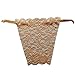 Produktbild Lady Lace Clip-on Mock Camisole BH Einsatz Overlay Modesty Panel Weste, Spitze Beige, Einheitsgröße