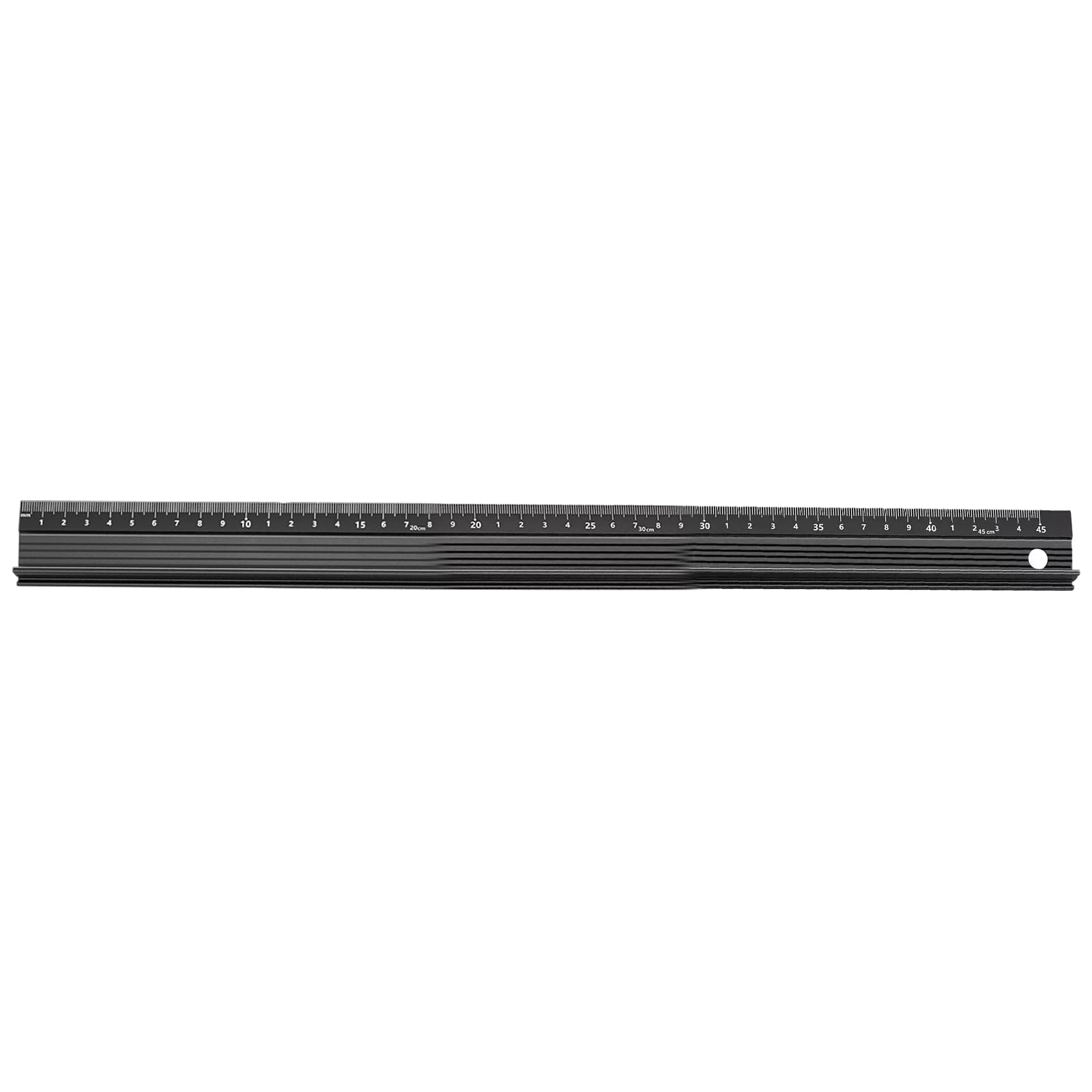 Kalttoy 45Cm Aluminum Multiple Tool Ruler Protective Straight Ruler Measuring For Measuring Drawing & Crafting Woodworking Layout Tool