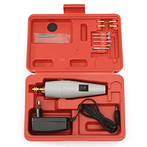 220 V Dc/Ac Mini wiertarka elektryczna DIY ręczny młynek elektryczny zestaw z zasilaczem sieciowym