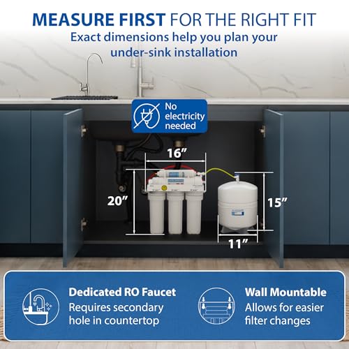 Image of APEC Water Systems Ultimate RO-Hi Top Tier Supreme Certified High Output Fast Flow Ultra Safe Reverse Osmosis Drinking Water Filter System, 90 GPD