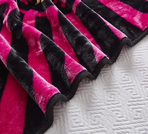 Regal Comfort Faux Fur Printed Throw Blanket - Soft Blanket For Bed And Sofa- Plush Decorative Throw Blankets For Men And Women - Sugar Skull #TOP3