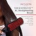 REVLON SmoothStay XL Hair Straightener - Heated Straightening Brush for Silky & Straight Long-Lasting Results, Locks in Moisture with Reduced Static & Frizz
