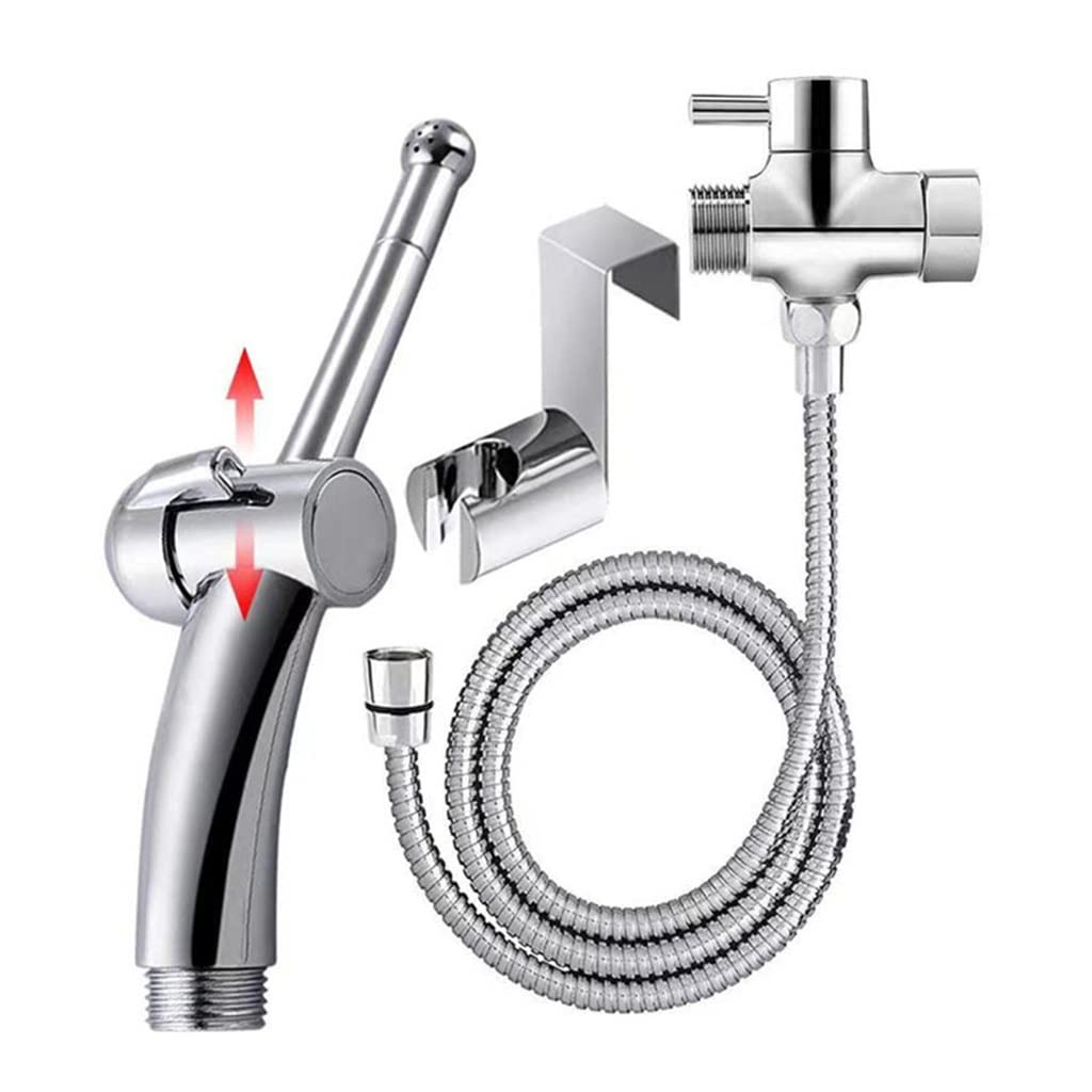 Pulvérisateur de bidet avec jet de précision en acier inoxydable pour hygiène de salle de bain