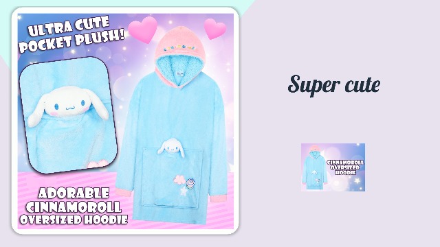 Hello Kitty Sanrio Deken Hoodie Meisjes Tieners Kawaii Oversized Fleece