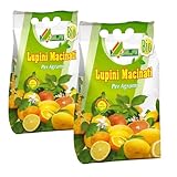 10 Kg Concime Per Agrumi, Lupini Macinati Per Agrumi, Naturale - Fertilizzante Organico Vegetale per Piante Acidofile, Fioritura Abbondante, Uso in Vaso e Giardino