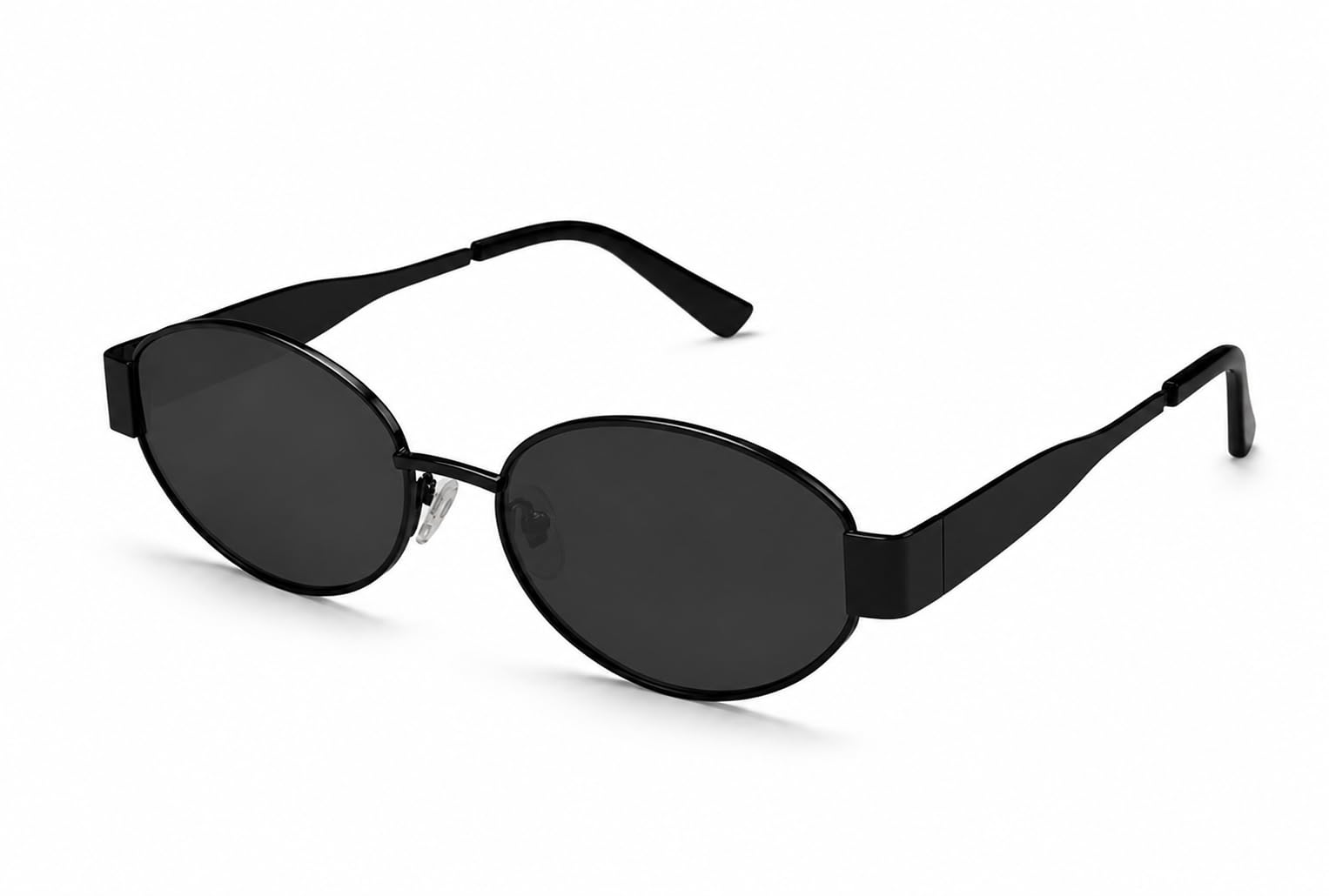 favela Retro Oval Sunglasses for Women & Men | Trendy Metal Sun Glasses Classic Shades | UV400 Protection Retro Oval Sunglasses Vintage Style.-picture-30