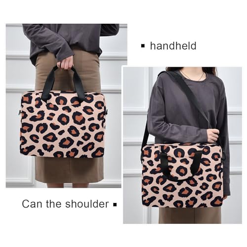 Funda maletín para portátil estampado leopardo 13-15.6" miniatura 2