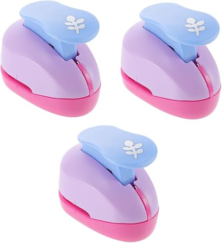 SEWACC 3 unidades de dispositivo de grabación en relieve, álbum de recortes, perforador, maestro, premio, perforador, perforador, formas de