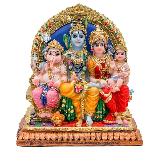 Estatua Familia Completa Shiva 5.1 pulgadas