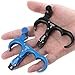 AMEYXGS Archery Bow Release for Compound Bows,Durable Aluminum 360° Rotate Caliper Thumb Release 3 Finger Release (Blue)