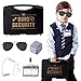 Keymall Ring Bearer Wedding Ring Security Box Include Special Agent ID Card Shades Ring Box For Kids Ring Bearer Proposal Gift (Set A)