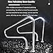 Swimming Pool Handrail for Inground Pools 304 Stainless Steel Swimming Pool Railings for Inground or Steps, This Pool Launch Handrail is Suitable for All Types of Pools, Water Parks