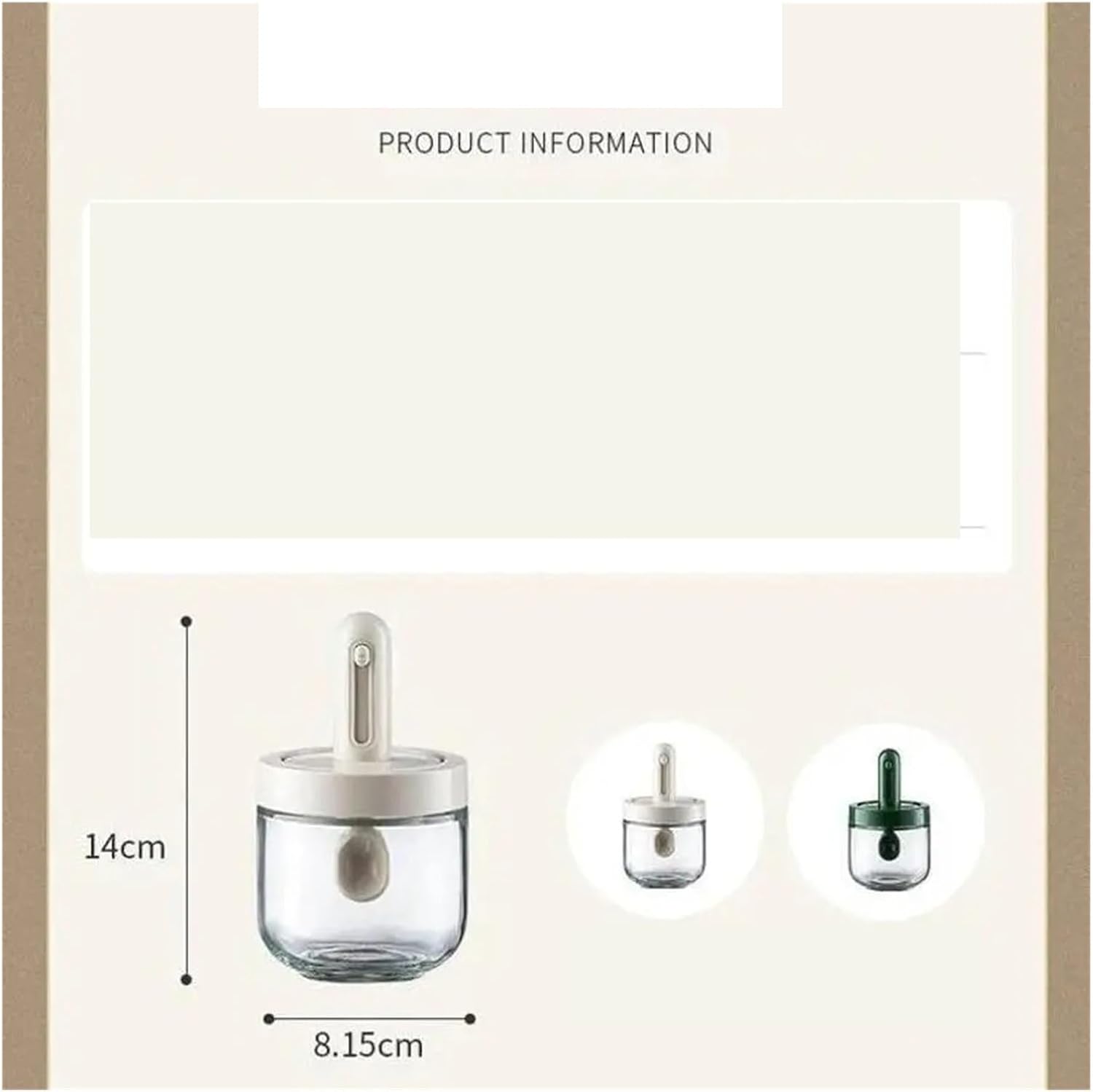 Telescopic Seasoning Bottle Salt Storage Box for Kitchen Use(White)