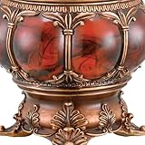 Amacv 11.5" Tall Polyresin Decorative Jewelry Box, Victorian Style