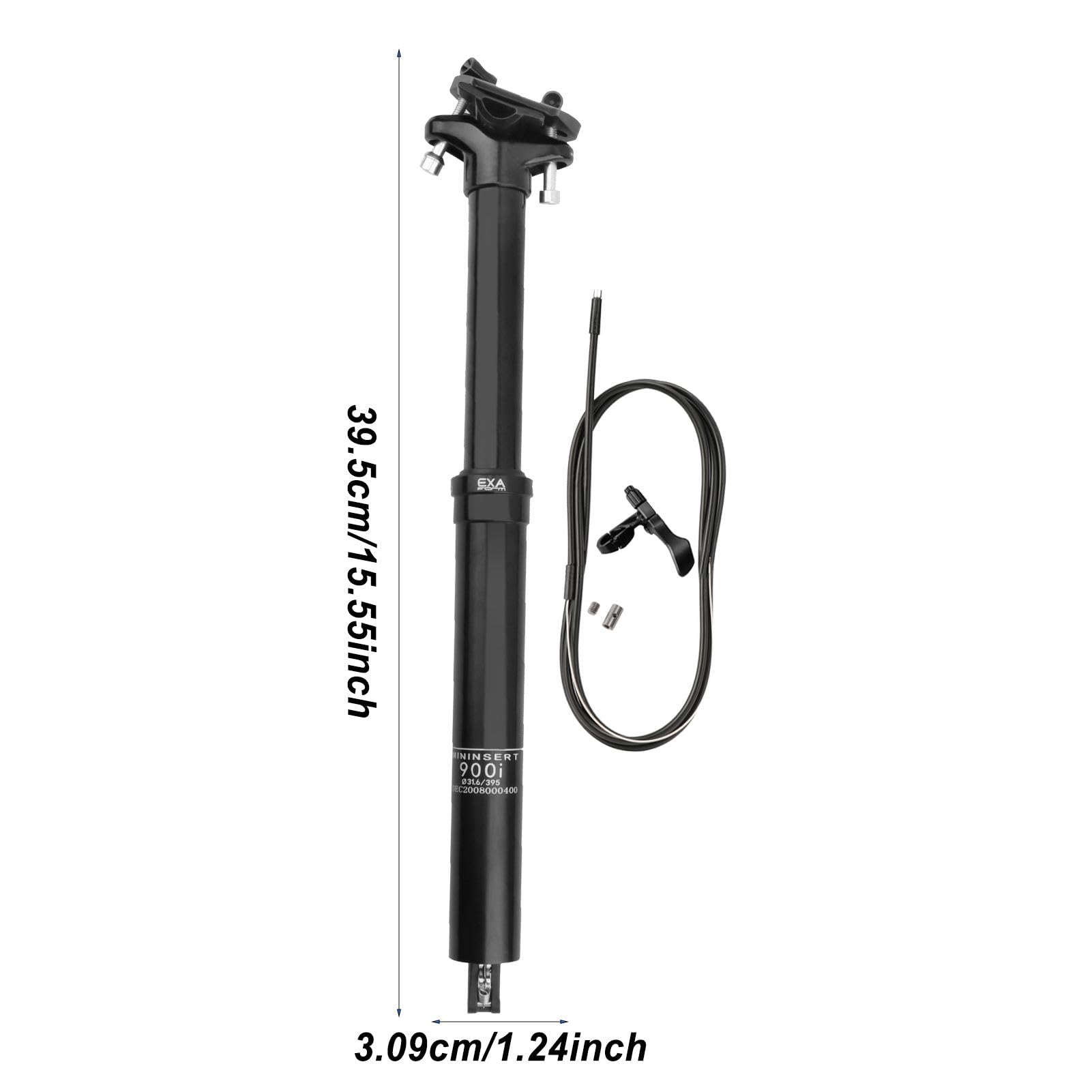 Reggisella Per Bicicletta 30.9/31.6mm Lega Alluminio Attrezzo Regolabile | Reggisella a Sgancio Rapido per Viaggio in Bicicletta Pendolarismo Spedizioni Giardino