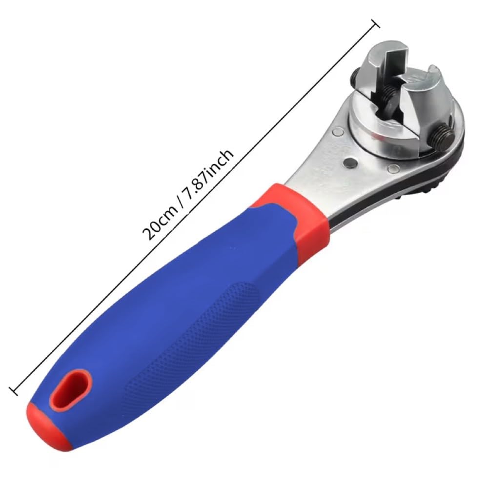 WORKPRO WP272063 7-22mm CR-V Profesyonel Ayarlanabilir 200mm Cırcır Anahtar