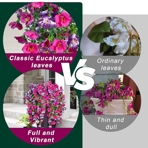 50% Off YILIUFA Artificial Hanging Flowers for Outdoors - Image 6
