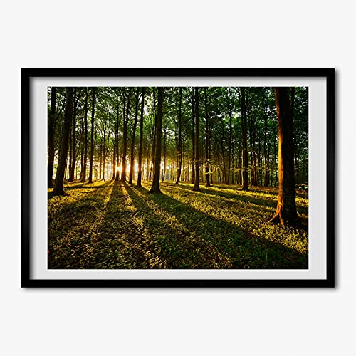 Cadre MDF 70x50 cm Tulup Rayons Du Soleil pour affiche et peinture