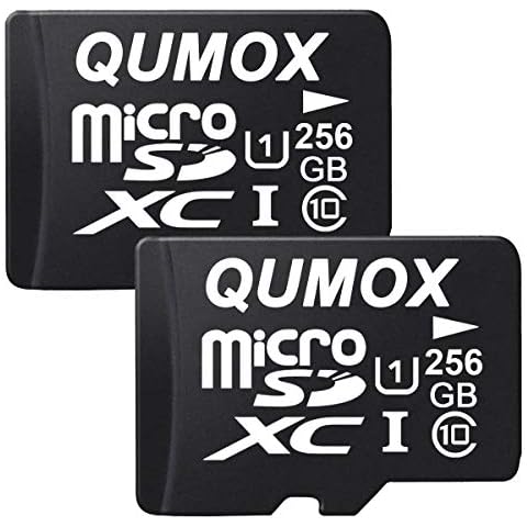 2X QUMOX 256GB Micro SD Memory Card Cover
