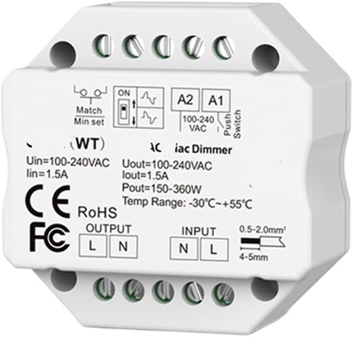 1PCS LED Driver dimmable Power Lighting(TE-75-12 Only)