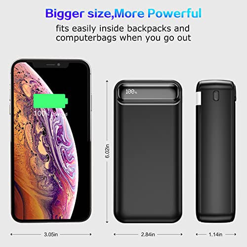 Poiytl Power Bank 50000Mah 22.5W Fast Charging Portable Charger With Flashlight, 3 Outputs & 2 Inputs Huge Capacity External Battery Pack For Iphone, Samsung, Ipad Etc #TOP6