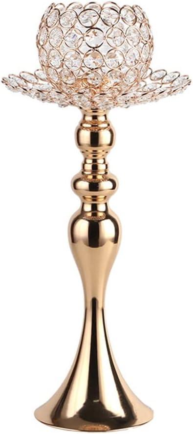 Wedding Props Crystal Cover European Type Electroplating Home Hotel Set up a Wedding Table