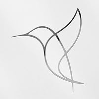 Vista 16 de ANDstic506660SI - Calcomanías de vinilo personalizadas (plata metálica) (juego de 2) calcomanías de vinilo resistentes a la intemperie para laptop