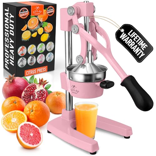 Zulay Kitchen Cast-Iron Orange Juice Squeezer...
