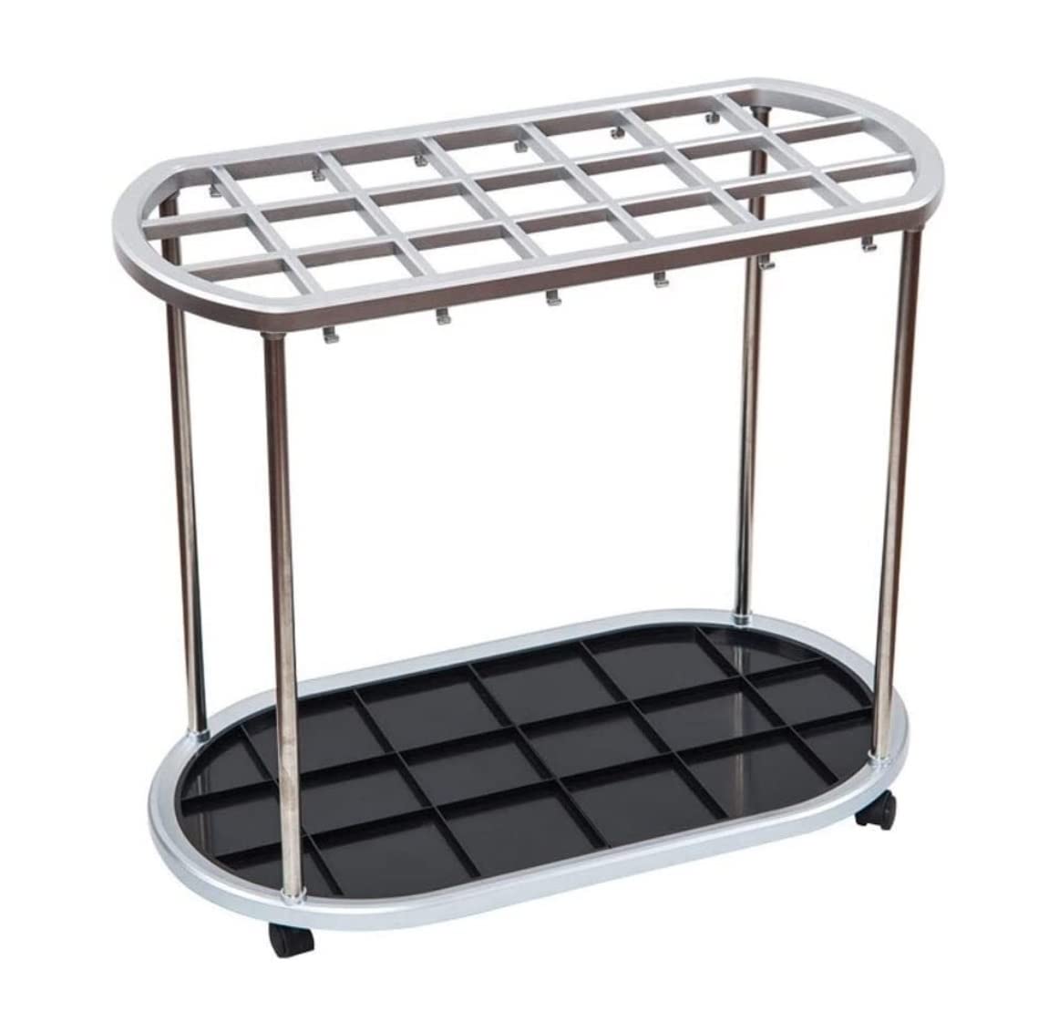 DFGHNBVC Stainless Steel Umbrella Stand - 21-Hole Indoor Umbrella Holder Rack For Straight Umbrellas - Durable Umbrella Nizer And Storage Solution For Home And Office
