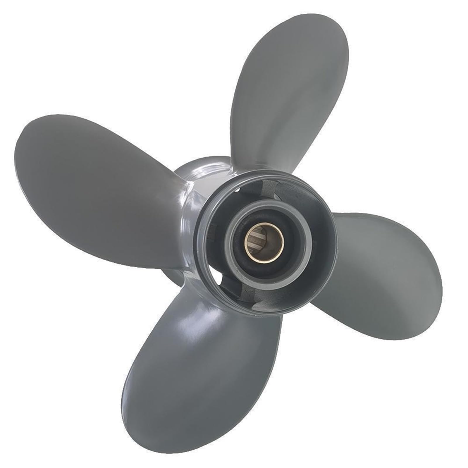 JVDDI Aluminum Alloy 4-blade Propeller, Semi-solid Extrusion Casting, Suitable For 8-20HP Horsepower!(9 1/4X11 4 leaves)