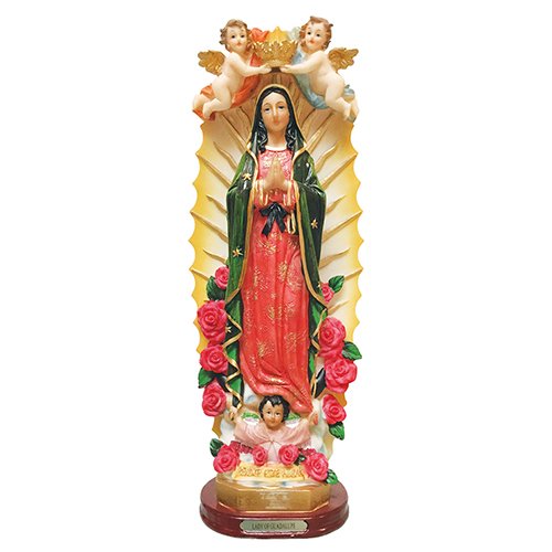 Estatua de la Virgen de Guadalupe 40 cm miniatura 2