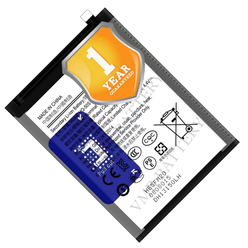Image of Original HQ-50S Battery Compatible for Samsung Galaxy A02 (SM-A022F) | A02s (SM-A025F) | A03 (SM-A035F) | A03s (SM-A037F) | A14 (4G) (SM-A145F) | F02s (SM-E025F) | M02s (SM-M025F) - 1 Year Warranty