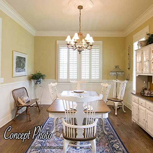 Architectural Products By Outwater 3P5.37.00736 Medallion, White #TOP2