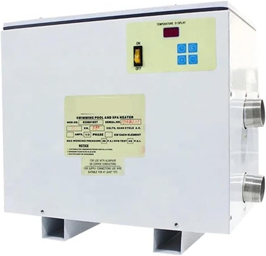 5.5KW-24KW Electric Swimming Pool Water Heater with Knob Controller High Efficiency Heat Pump for In-ground (15KW)