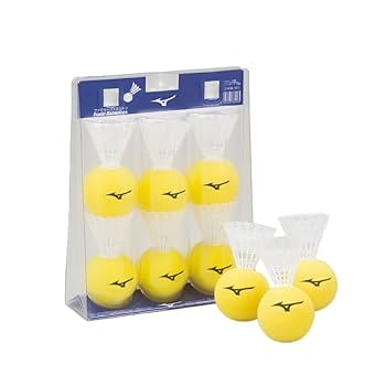 Amazon | ミズノ（MIZUNO） ファミリーバドミントン用シャトル 6