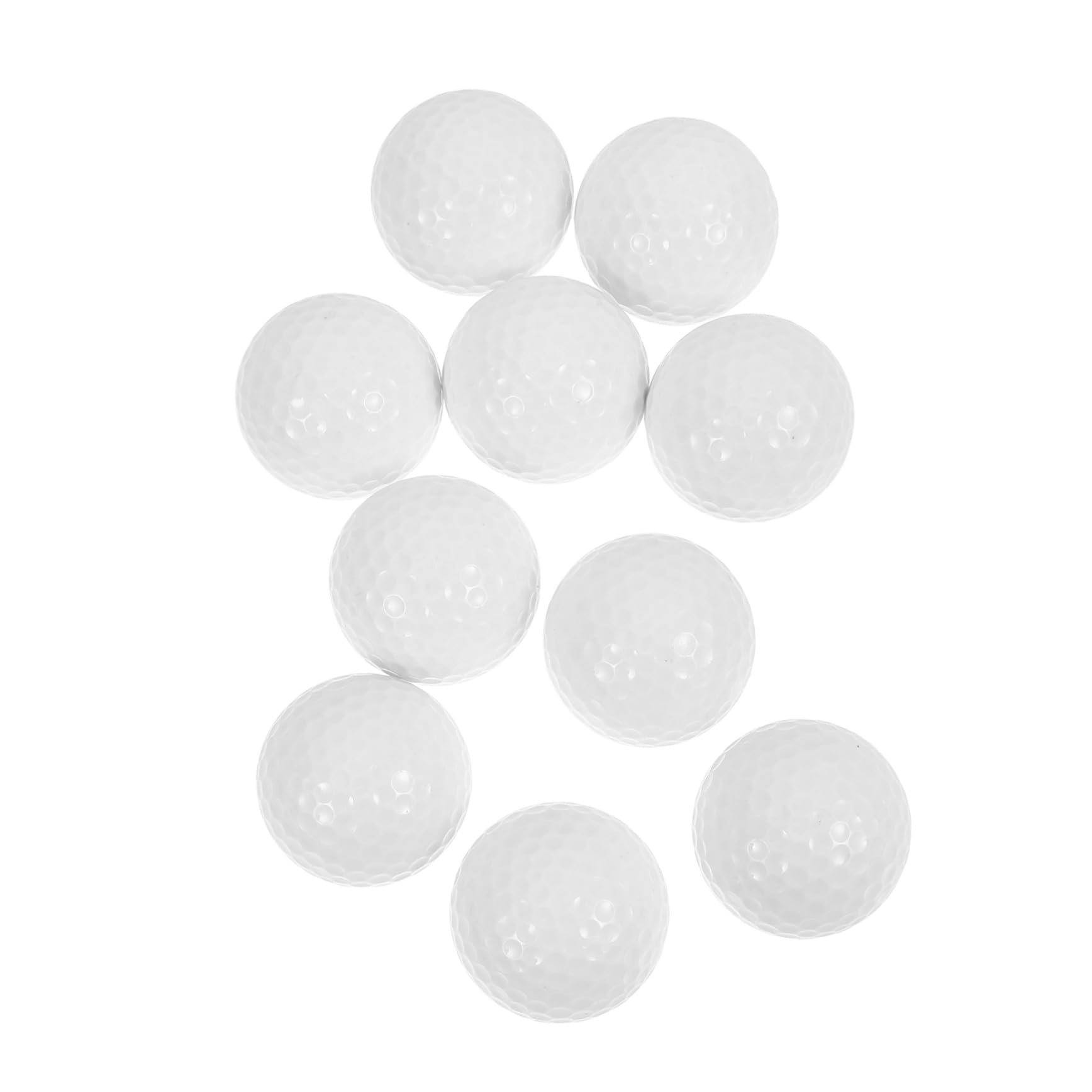 10 Piezas Balones de Práctica de Golf Balones de Práctica para Entrenamiento Deportivo Deportivo Profesional Interiores Suministros