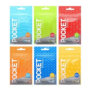 TENGA Pocket 6-Pack Adult Male Masturbator Sex Toys...
