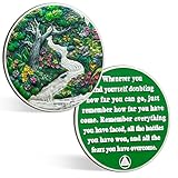 ACGZQY Frühling Nüchternheitsmünze – Genesung Saisonale Landschaften AA Chips und Medaillen Nüchternheitschip Sober-Token Anonyme Alkoholiker Genesungsgeschenk