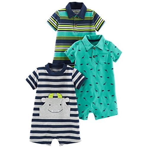 Simple Joys by Carter’s baby-boys 3-Pack Rompers Romper