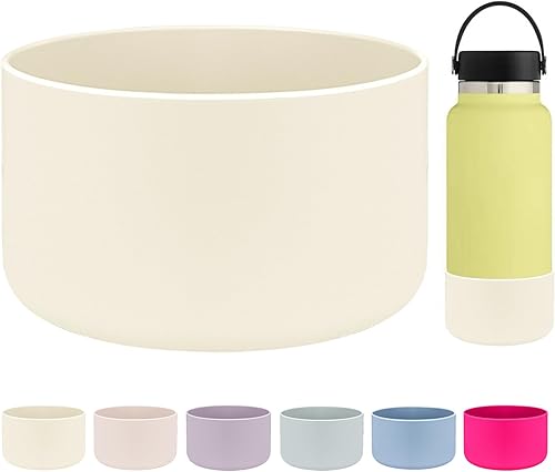 Vista 151 de HEYSKAY Protective Silicone Boot for Hydro Flask Water Bottle Wide Mouth Water Bottle Anti-Slip Silicone Boot Bottom Protector Water Bottle