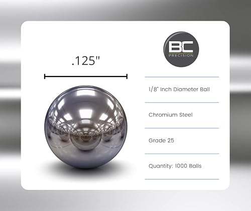 1000 1/8" Inch Chrome Steel Bearing Balls G25 #TOP1