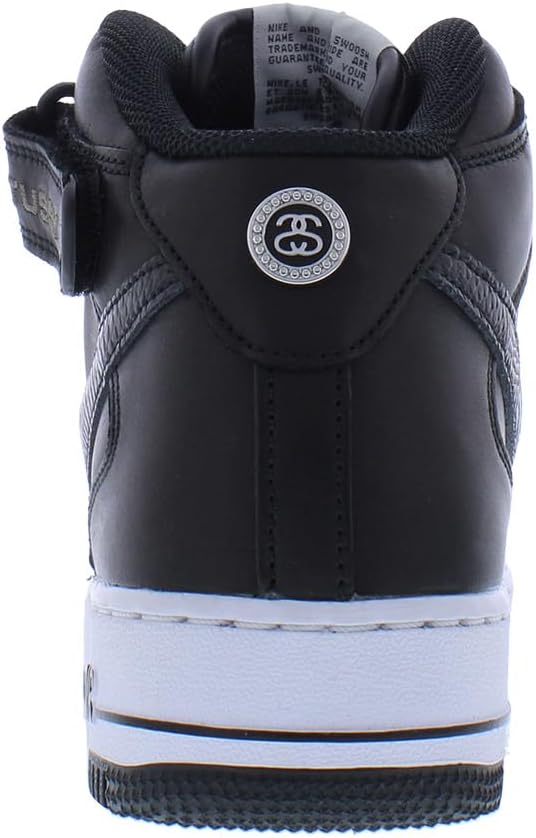 Nike Mens Air Force 1 Mid DJ7840 002 Stussy - Light Bone Black - Size