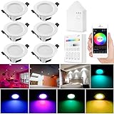 Alexa (Echo) Kompatibel. Wenn Sie sich in einer WIFI-Umgebung befinden, können Sie Ihr LED-Downlight mit Alexa per Spracheingabe steuern. Sie können Ihr LED-Downlight auch über Bluetooth steuern, wenn Sie das WLAN ausschalten. Bluetooth-Netzlichter sind stabiler als Wi-Fi-Produkte.