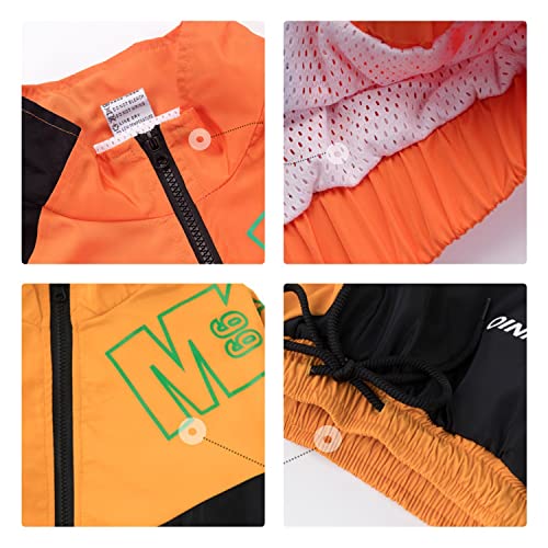 Lolanta Boys' Girls' Color Block Jacket Track Pants Sets Dance Outfits Sportswear Unisex (8-10 Blue) #TOP3