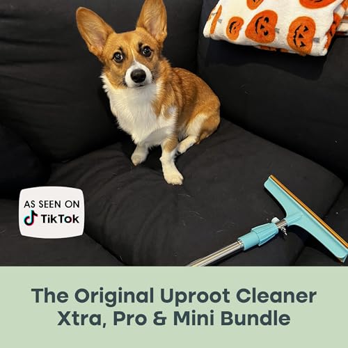 Uproot Cleaner Pro Pet Hair Remover Bundled with Mini Pet Hair Removal Tool for Couch & Xtra Carpet Fur Removal Tool - A True Fur-Riccane Survival Kit by Uproot Clean - Image 9