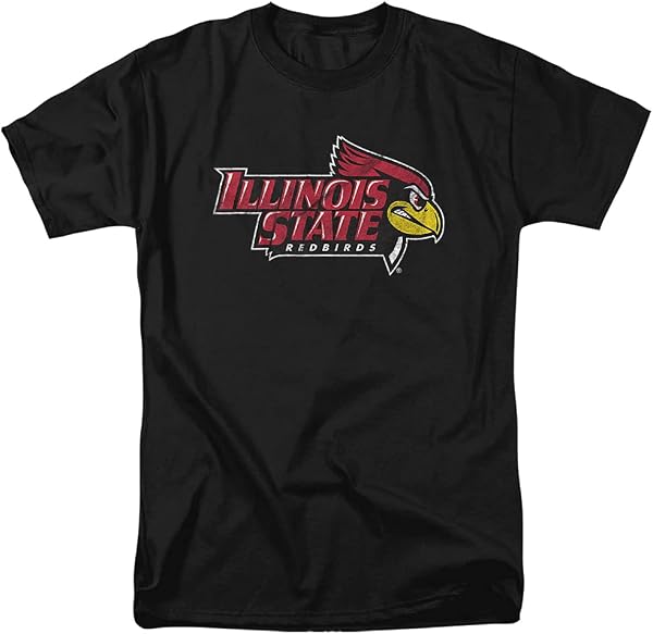 LOGOVISION Official Collegiate Distressed Primary Logo Adult T-Shirt Collection - 1